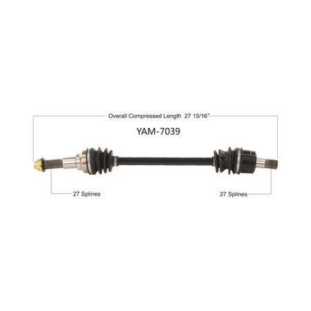 Wide Open OE Replacement CV Axle for YAM FRONT L/R WOLVERINE X2/X4 19-20 YAM-7039